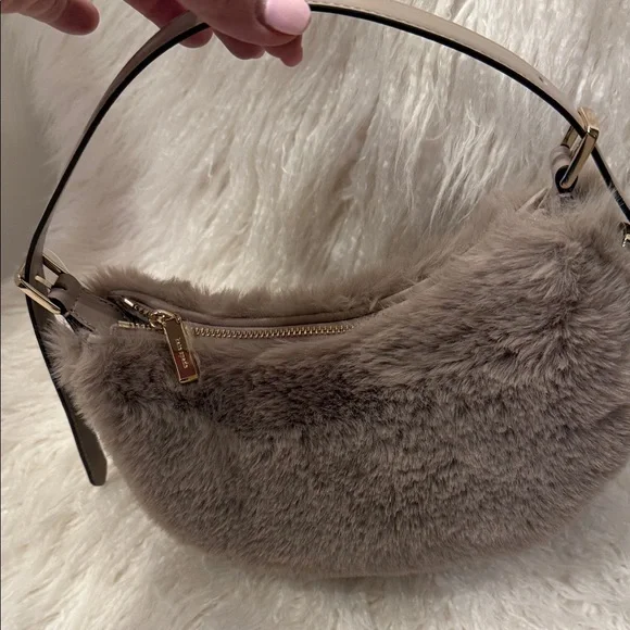 Kate spade Elegant Brown Faux Fur Women's Bag - Picture 4 of 8
